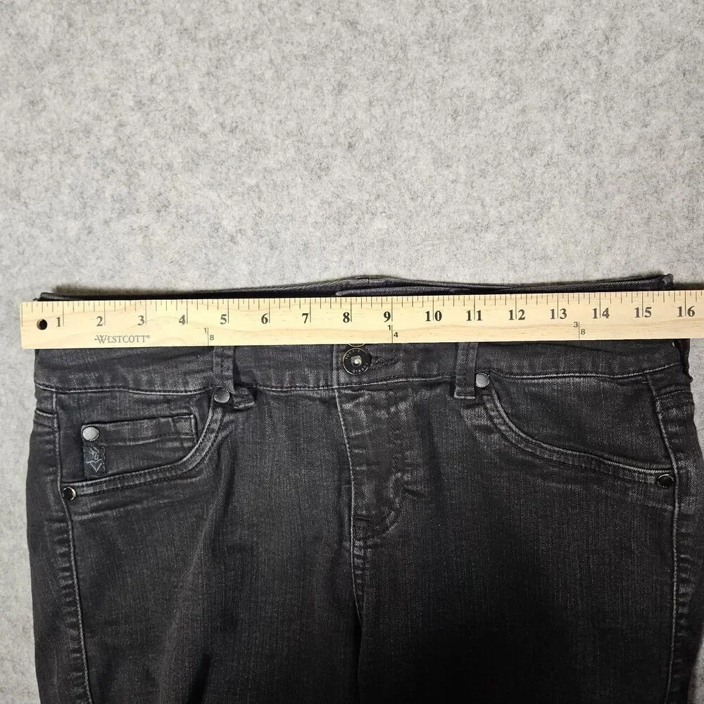 Torrid‎ Womens Black Bermuda Shorts Comfort Casual Rock Goth Scene Alt Size 12